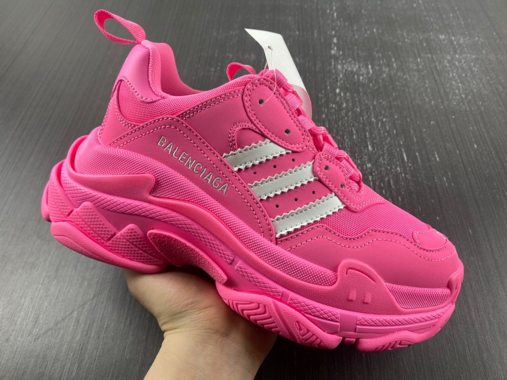 Balenciaga Women's Triple S Pink Sneakers New