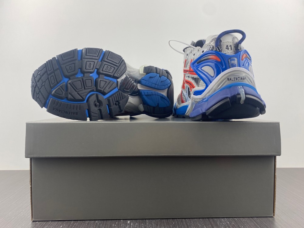 Balenciaga Runner Sneaker 'Grey Red Blue'