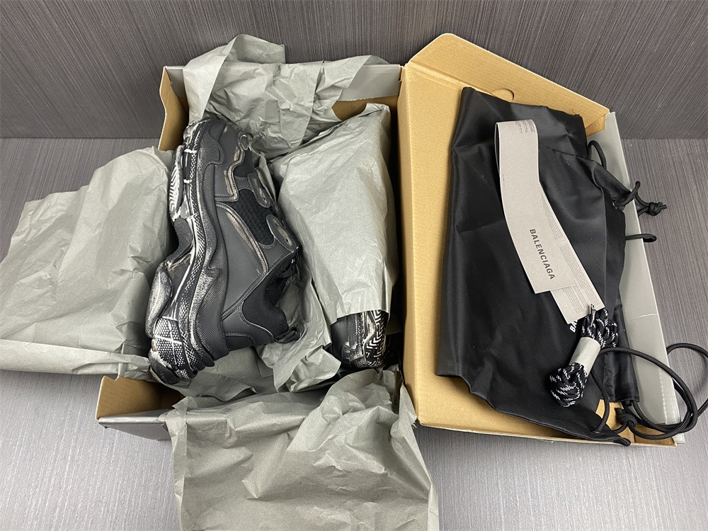 Balenciaga Triple S 'Faded Black' 536737-W3CN3-1000