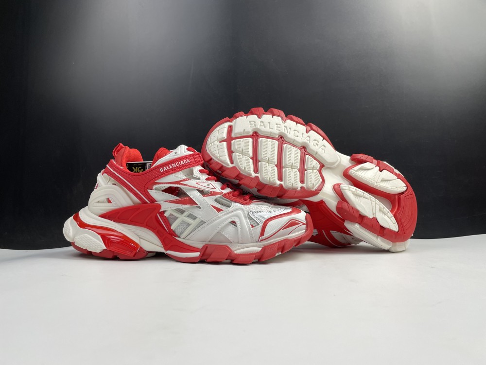 Balenciaga Track 2.0 White Red REAL VS FAKE