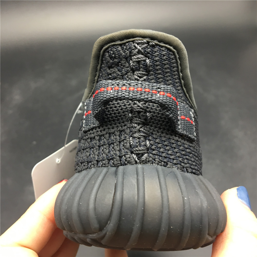 Yeezy Boost 350 V2 Black (Non-Reflective) (Kids)