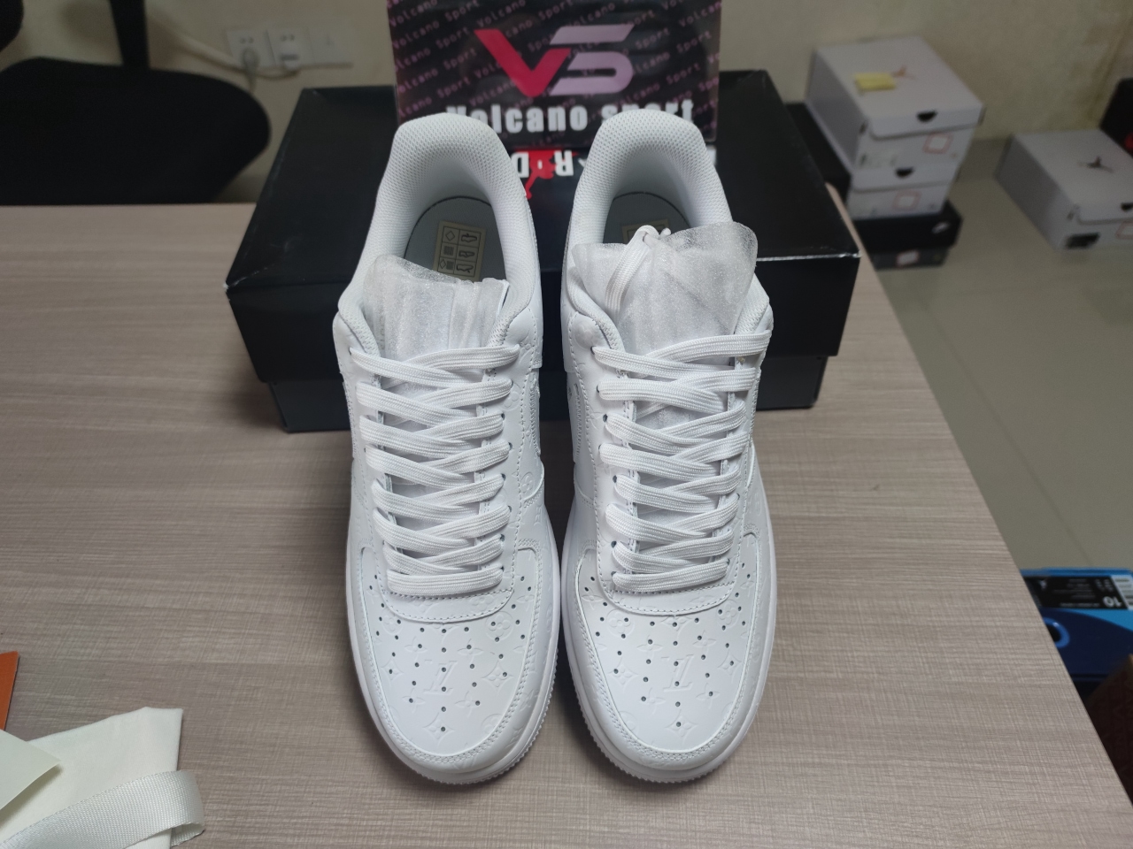 LV x Air Force 1 Low By Virgil Abloh White