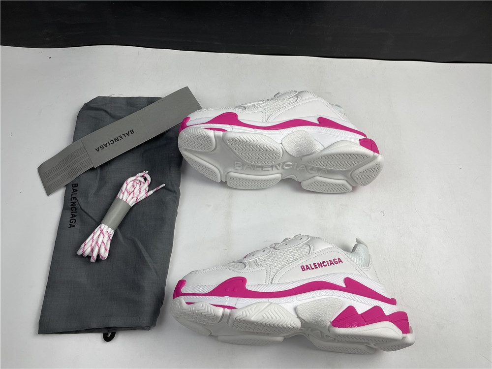 Balenciaga Triple S Pink And White
