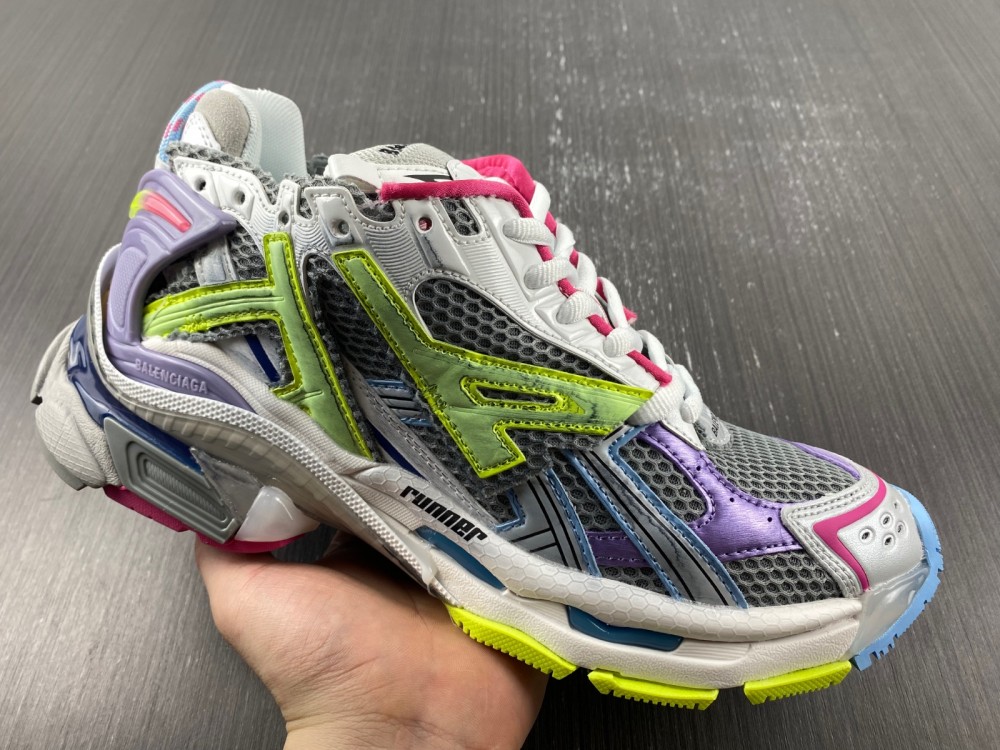 Balenciaga runner purple green