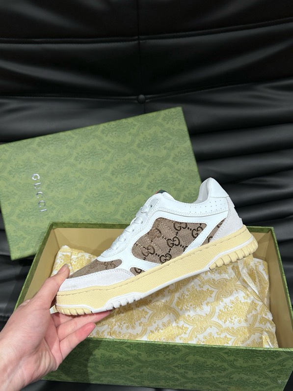 Gucci Re-Web Sneakers Nude & Neutrals