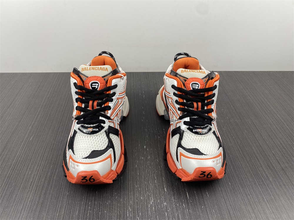 Balenciaga Runner Year Of The Tiger Mesh & Nylon White / Orange / Black