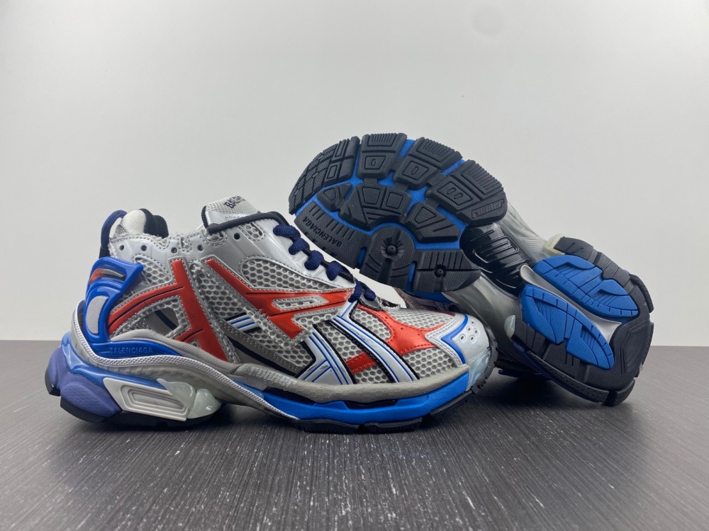 Balenciaga Runner Sneaker 'Grey Red Blue'