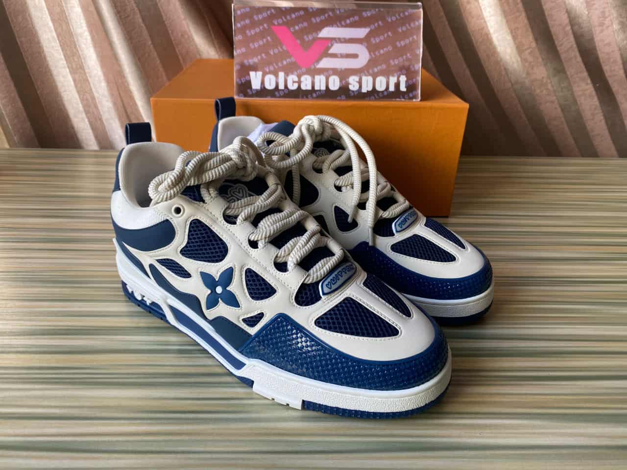 LV Skate Sneaker Marine White