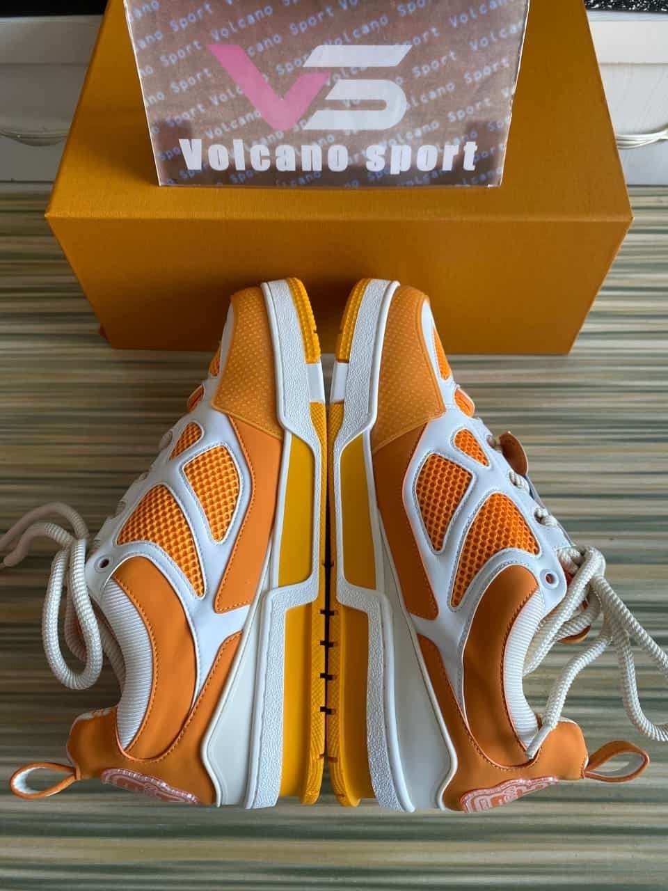 LV Skate Sneaker Yellow White