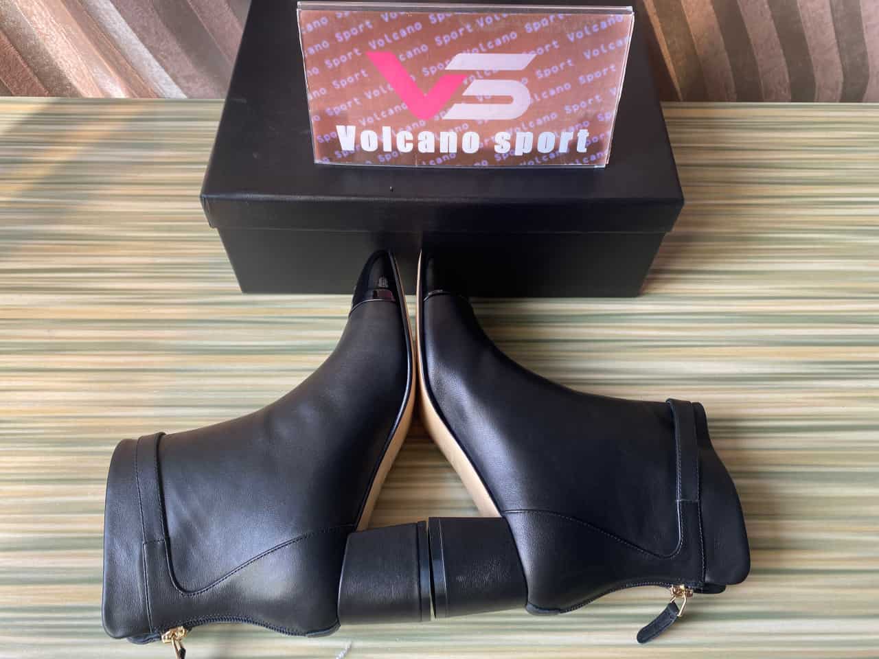 Chanel Black Lambskin Leather Boots