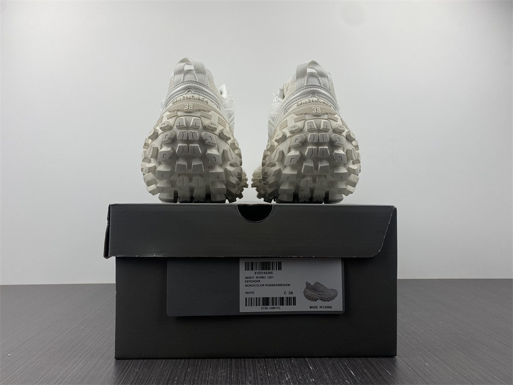 Balenciaga Men's Defender Sneaker in Beige