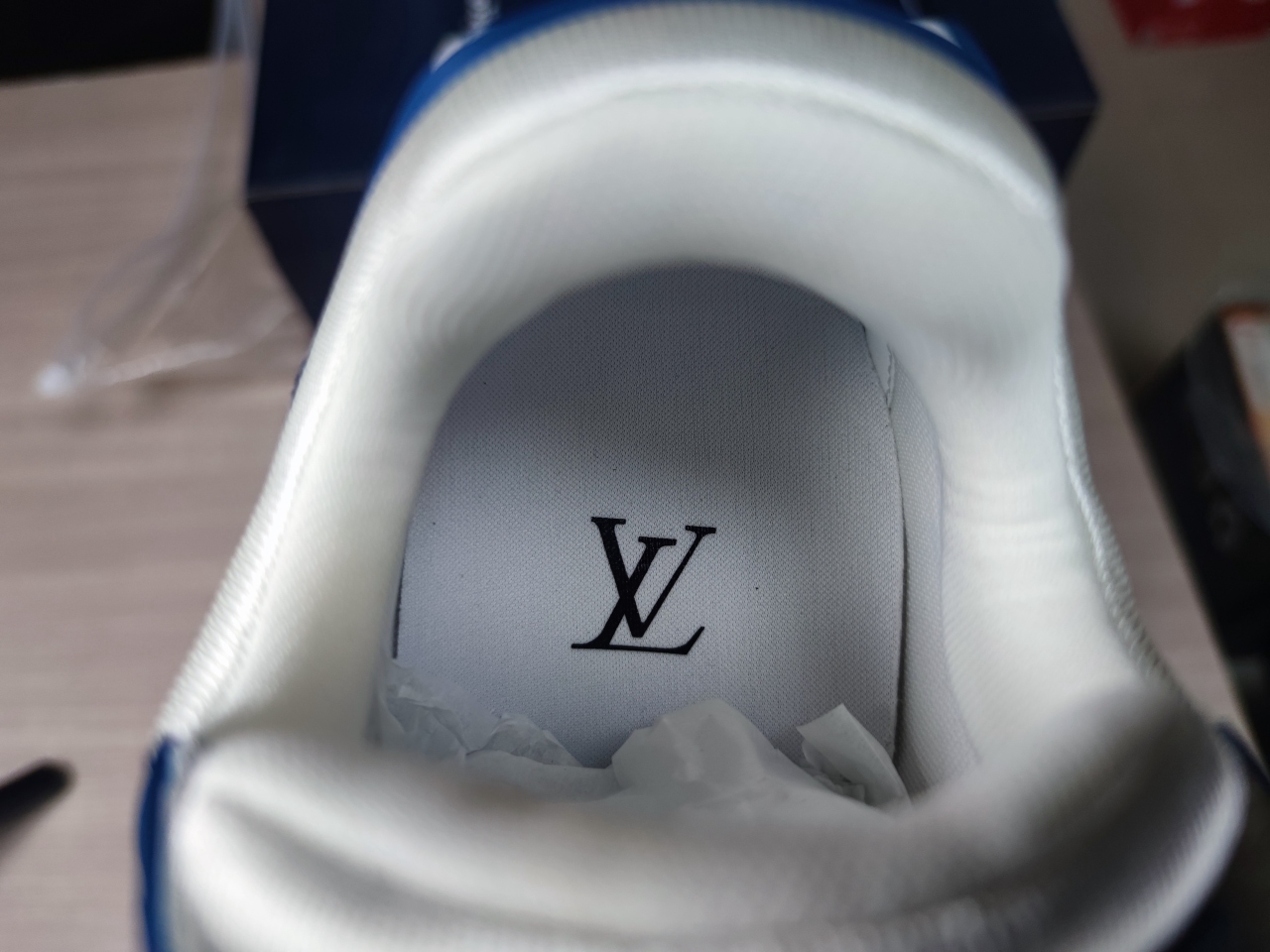 LV TRAIL SNEAKER Navy blue White