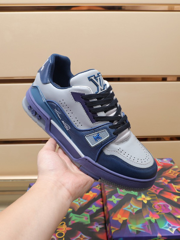 Louis Vuitton LV Trainer Marine Grey