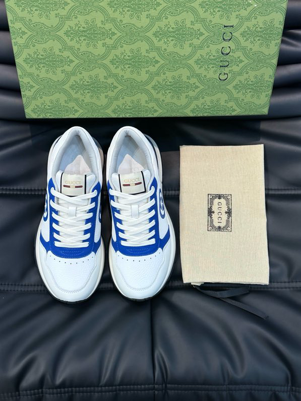 Gucci Men's GG sneakers White Blue