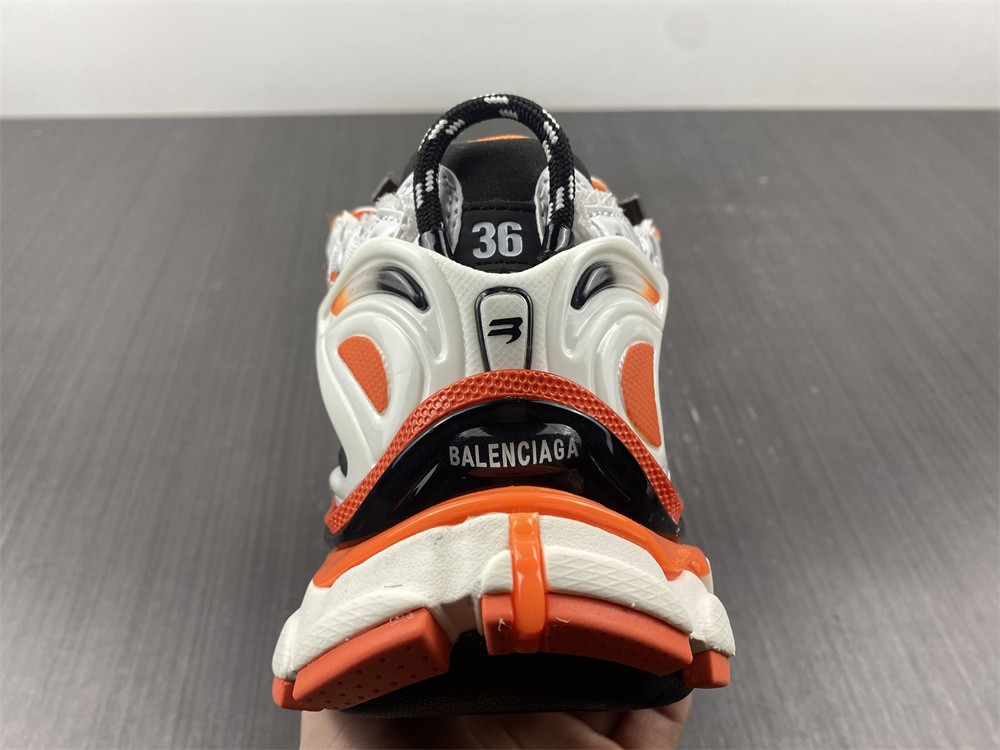 Balenciaga Runner Year Of The Tiger Mesh & Nylon White / Orange / Black