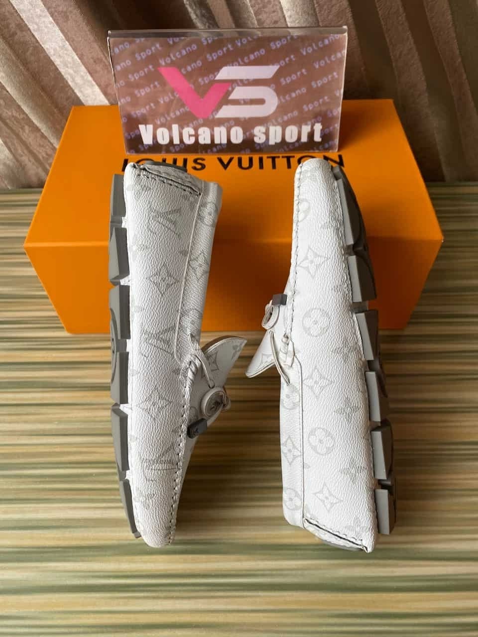 LV White Arizona Antartica Loafer