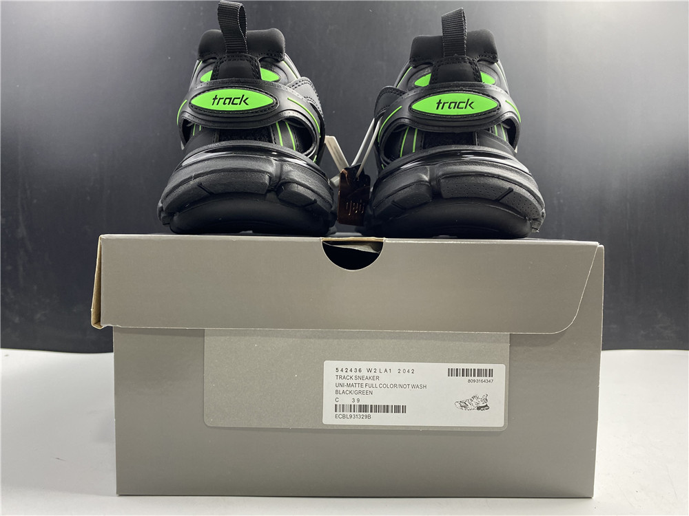 Balenciaga Track Dark Grey Green (Women's) - 542436W3AC21035