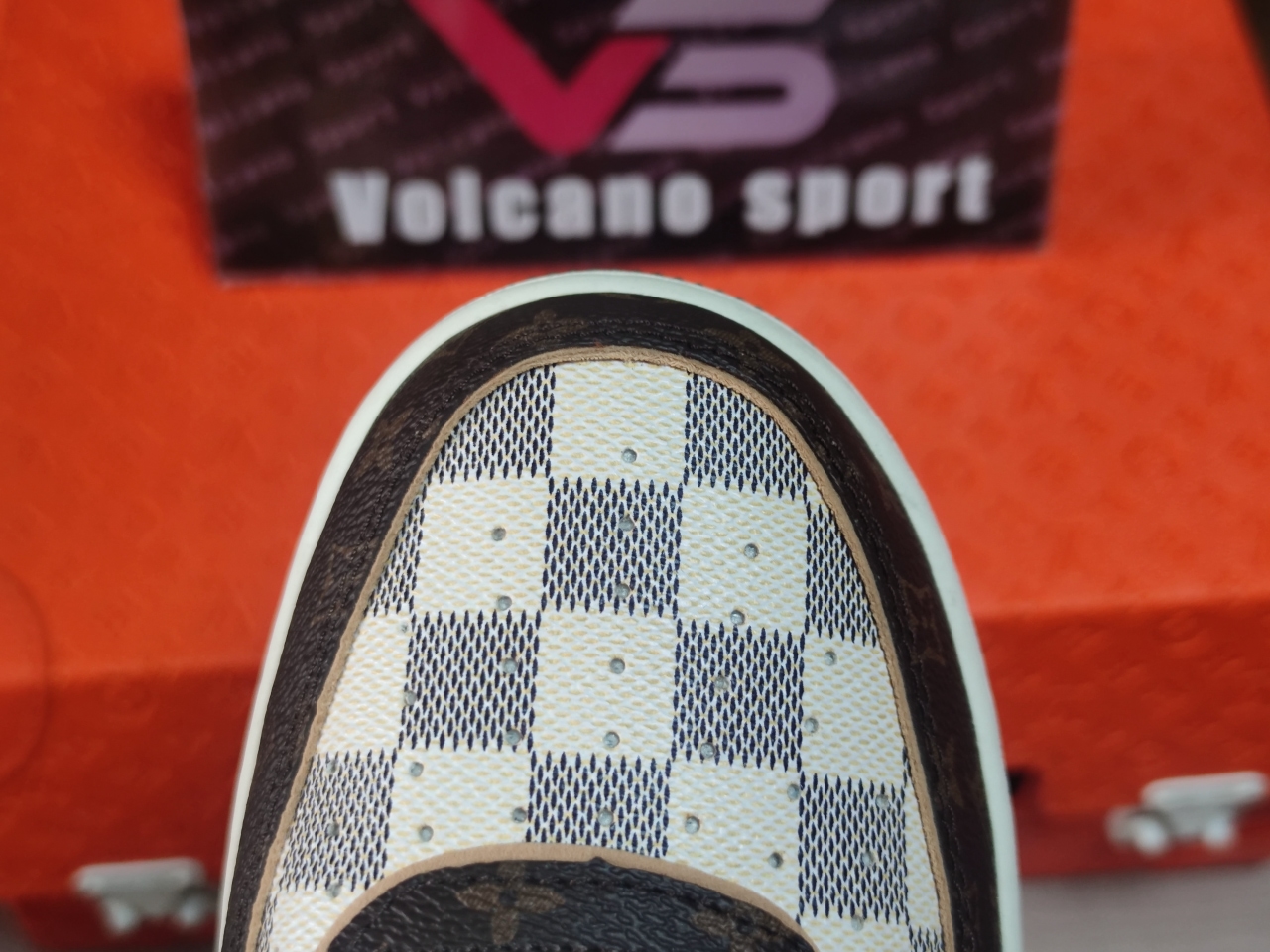 Louis Vuitton Nike Air Force 1 Low Monogram Brown Damier Azur