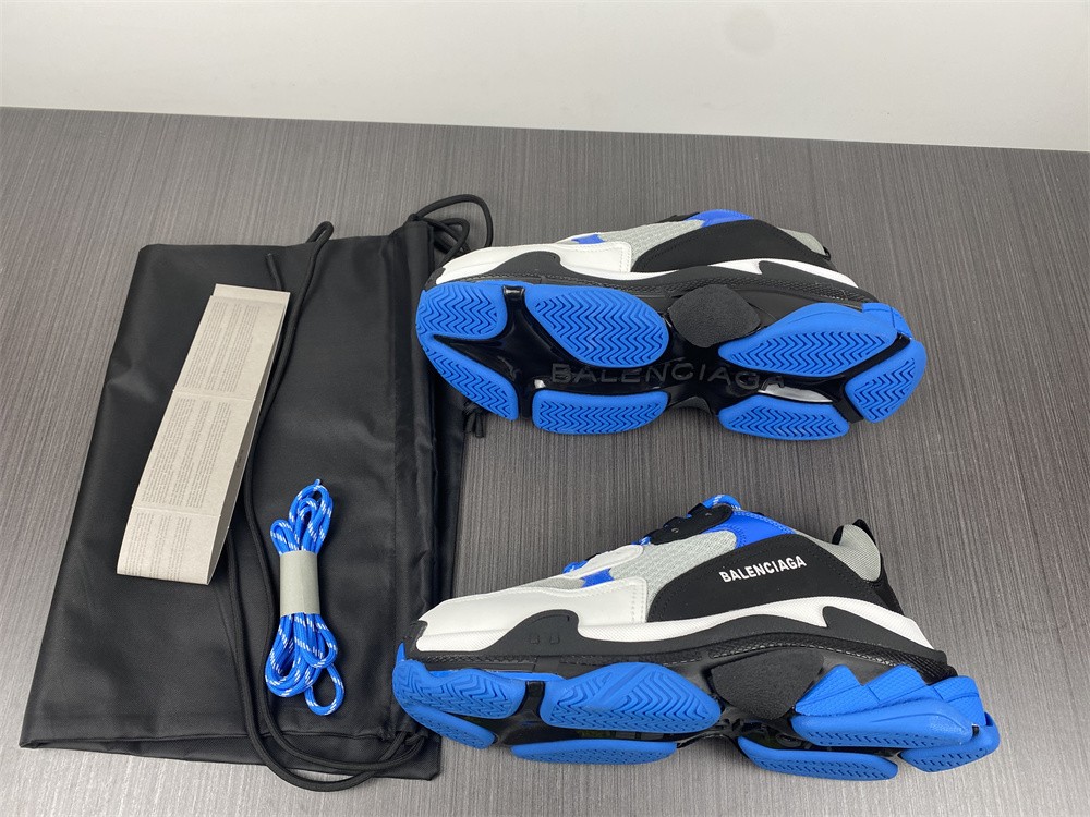 Balenciaga Balenciaga Triple S blue,black and silver