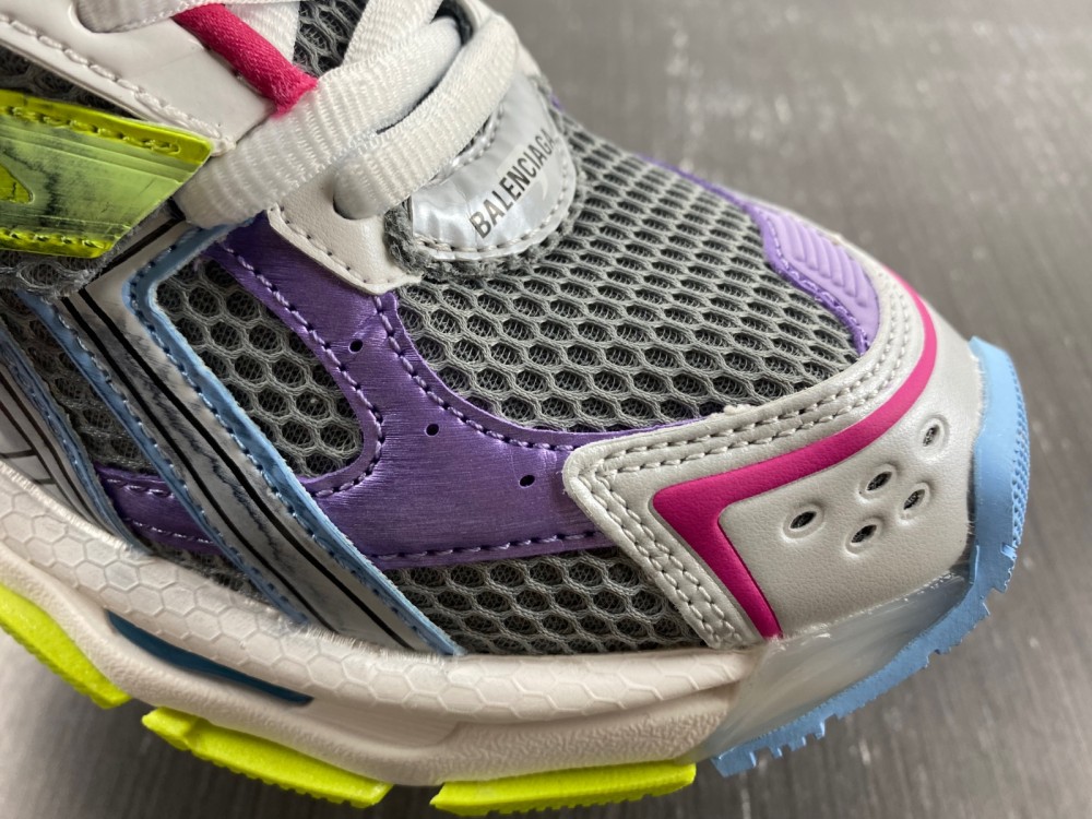 Balenciaga runner purple green