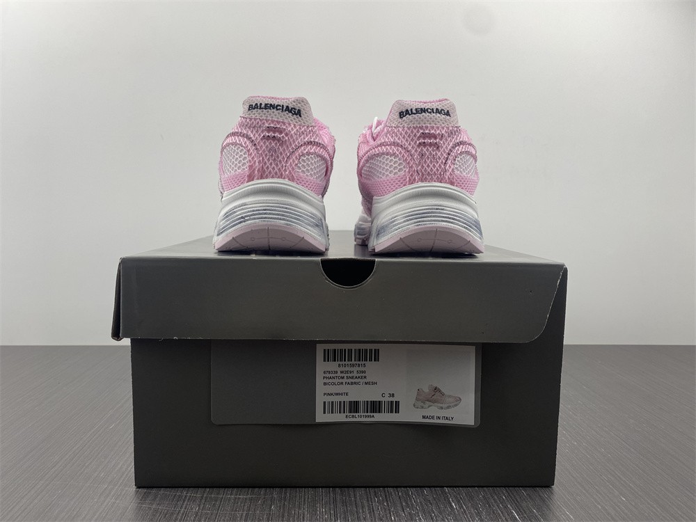 Balenciaga - Phantom low-top sneakers - women - Fabric/Rubber/Fabric - Pink