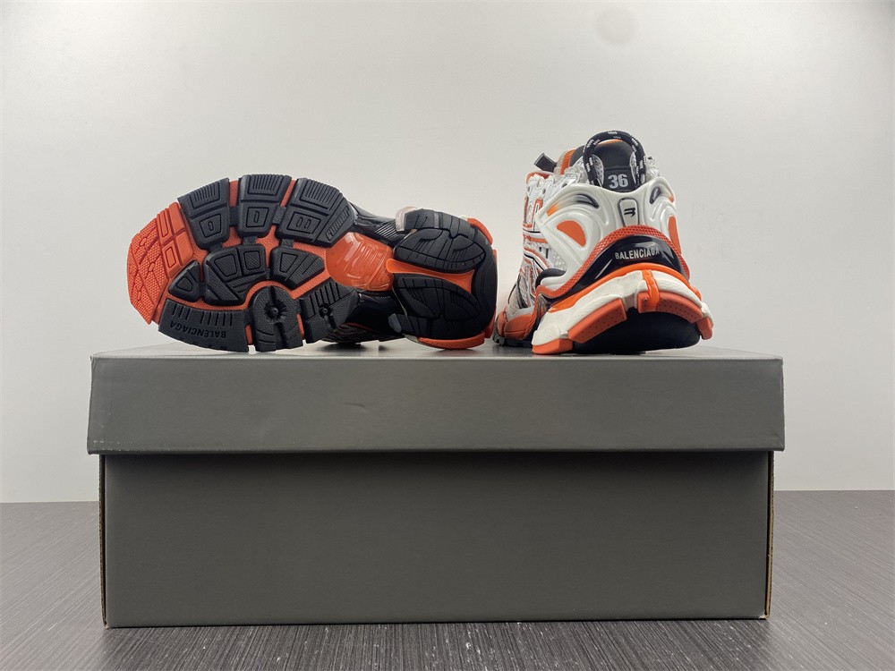 Balenciaga Runner Year Of The Tiger Mesh & Nylon White / Orange / Black
