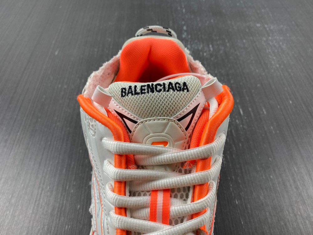 Balenciaga Track 2 Logo-Detailed Metallic Mesh And Rubber Sneakers White