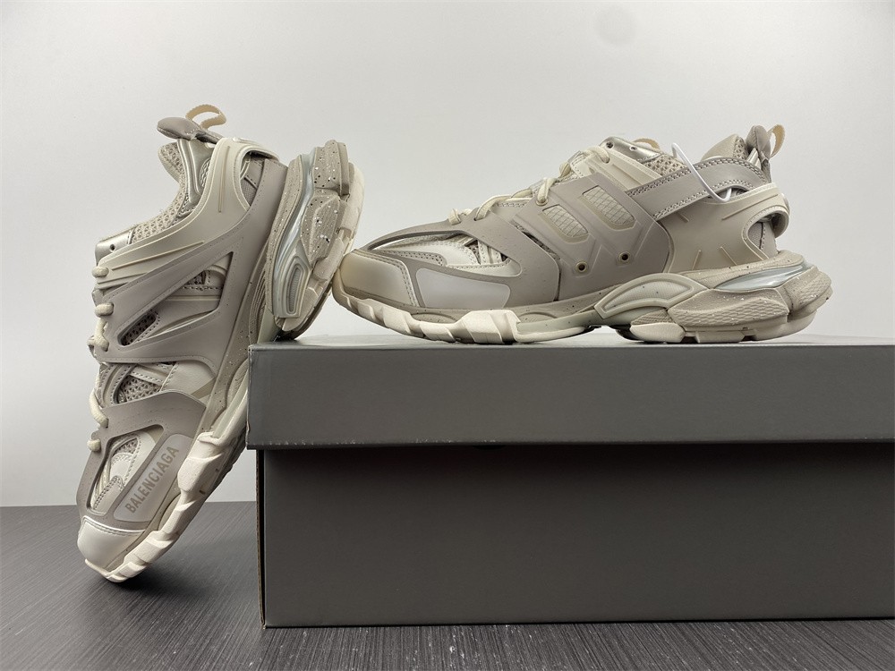 Balenciaga Track Women's Beige And Grey Sneakers