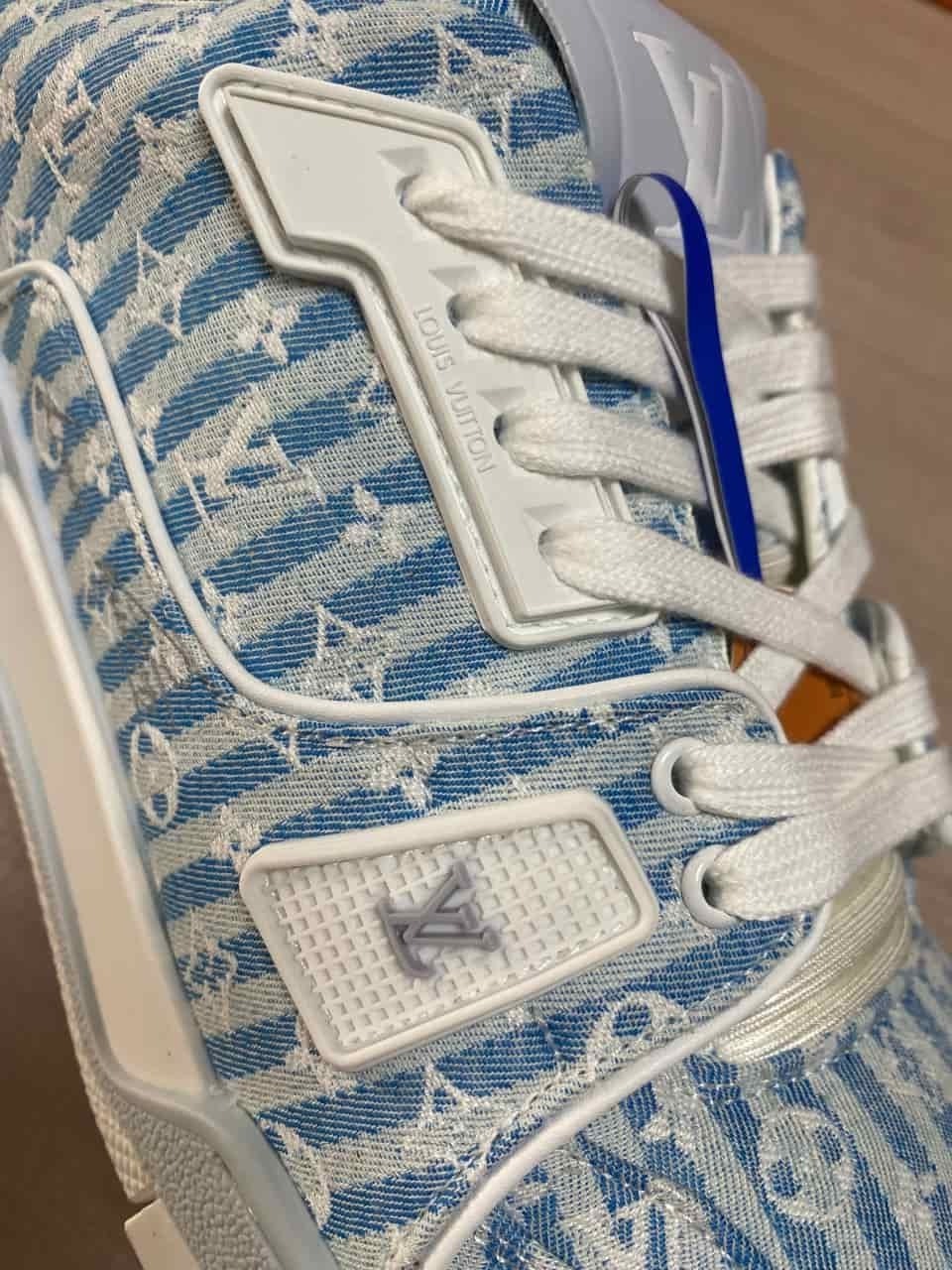 LV Trainer Blue Stripe Monogram