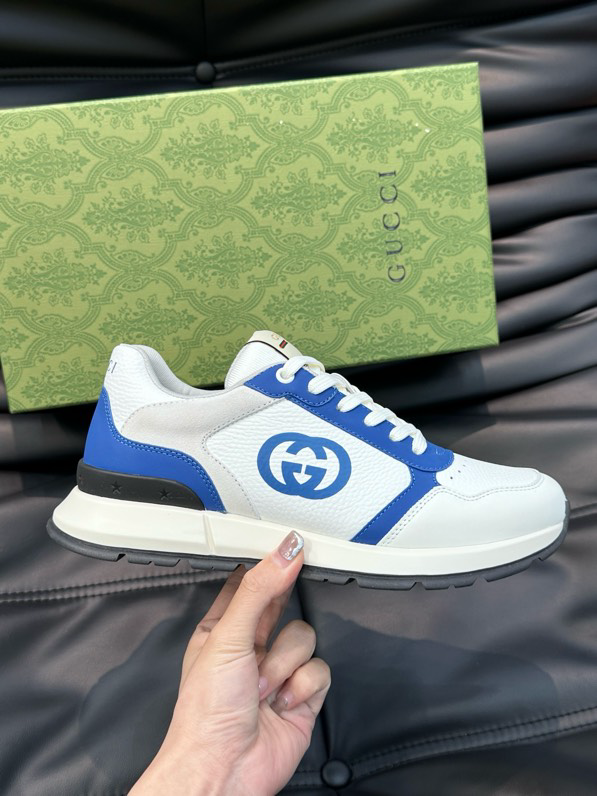 Gucci Men's GG sneakers White Blue