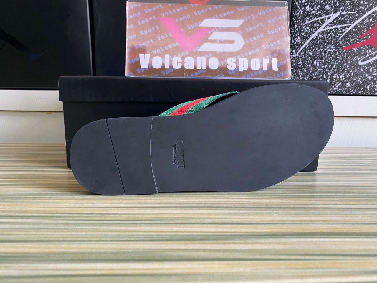 GUCCI Thong Web Sandal