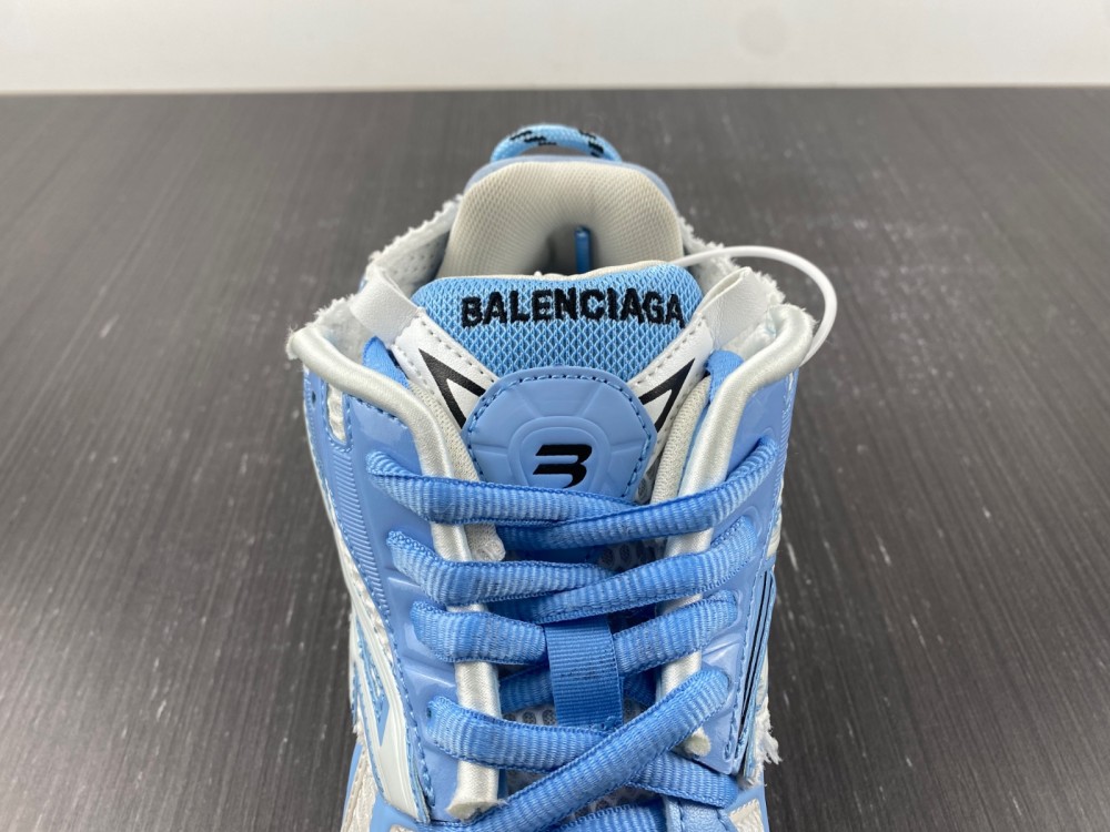 Balenciaga Women's Blue and White Trainers