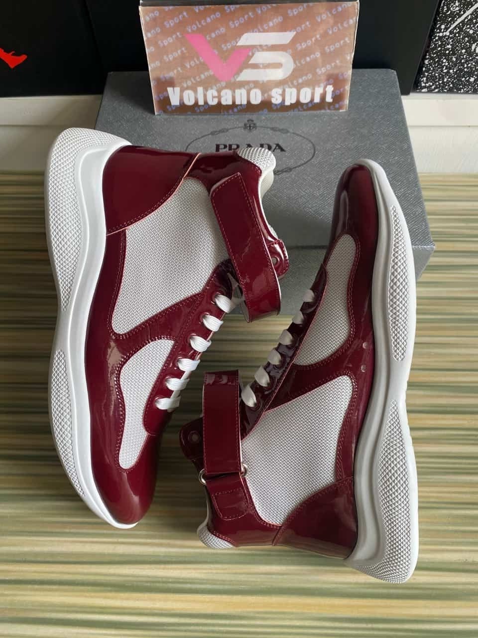 Prada America’s Cup Bike High Top Sneakers