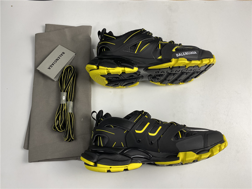 Balenciaga Track Sneaker Black Neon Yellow