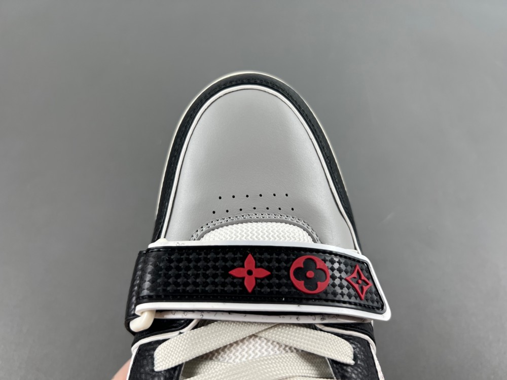 Louis Vuitton LV Trainer Red Grey Black