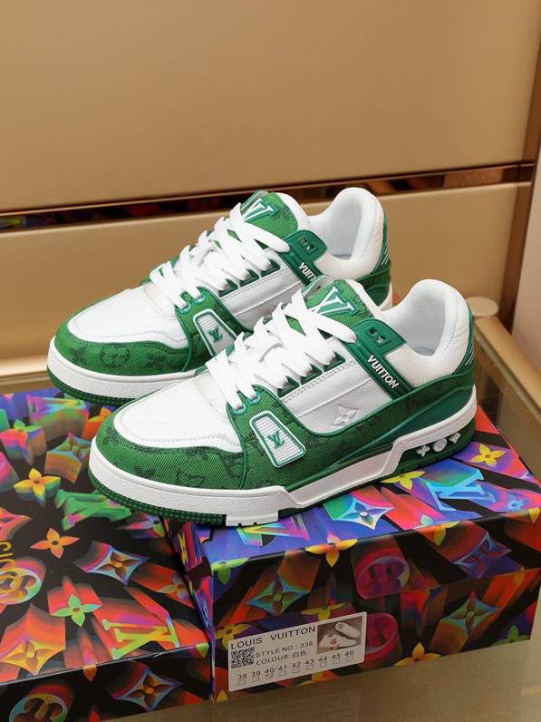 Louis Vuitton LV Trainer Green
