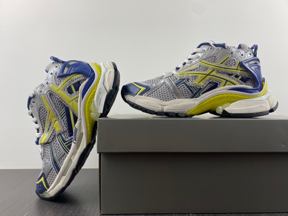Balenciaga Runner Bai Huang Lan Fake Shoe Website-Crew Kicks