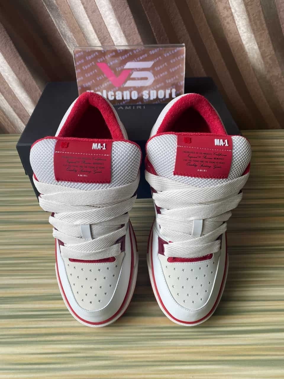 Amiri MA-1 'White Red'