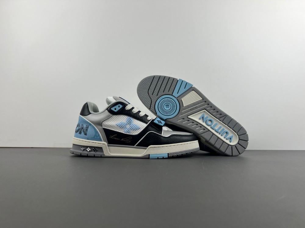 Louis Vuitton LV Trainer Blue Grey Black