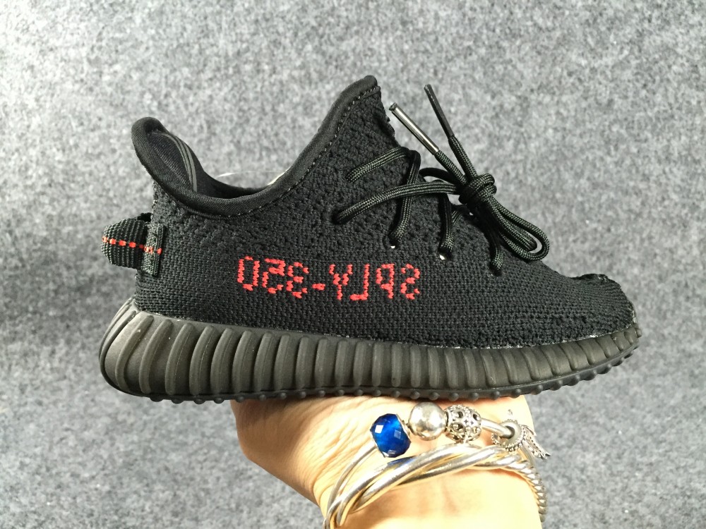 Yeezy Boost 350 V2 Black Red (Infants)