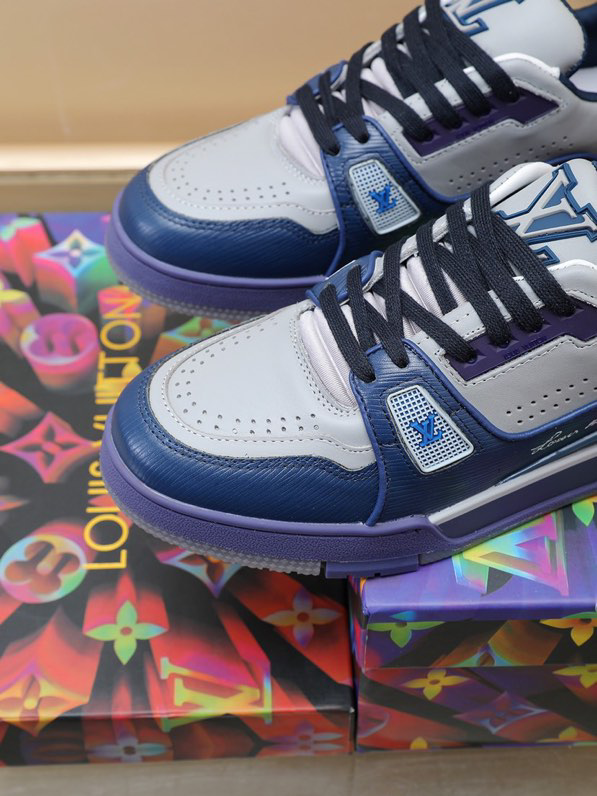 Louis Vuitton LV Trainer Marine Grey