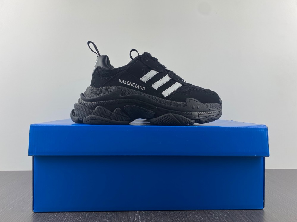 Balenciaga x Adidas Triple S (Black/White)
