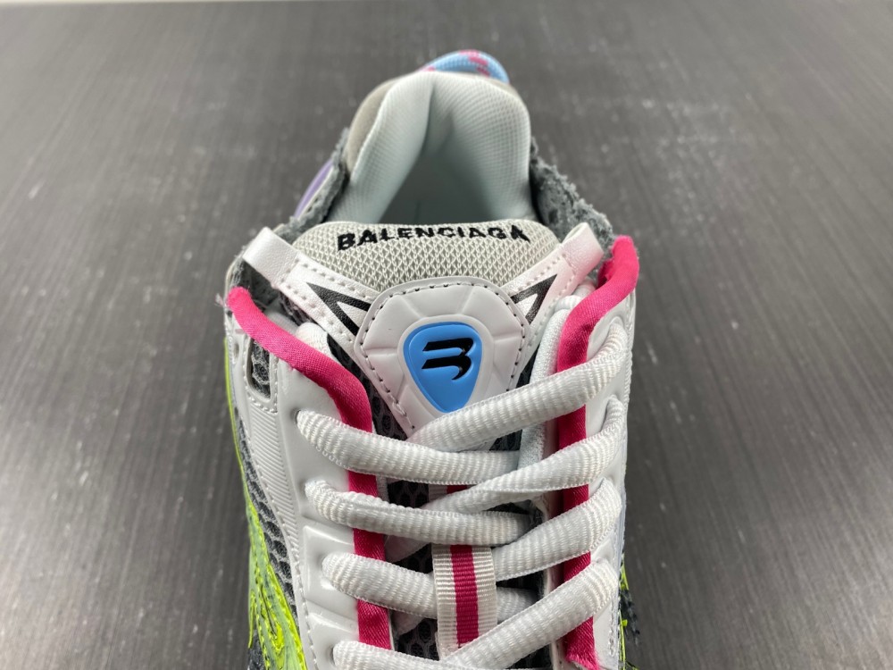 Balenciaga runner purple green