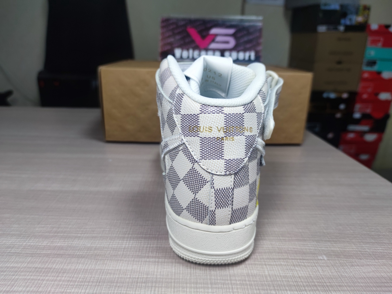 LV x Air Force 1 High Graffiti