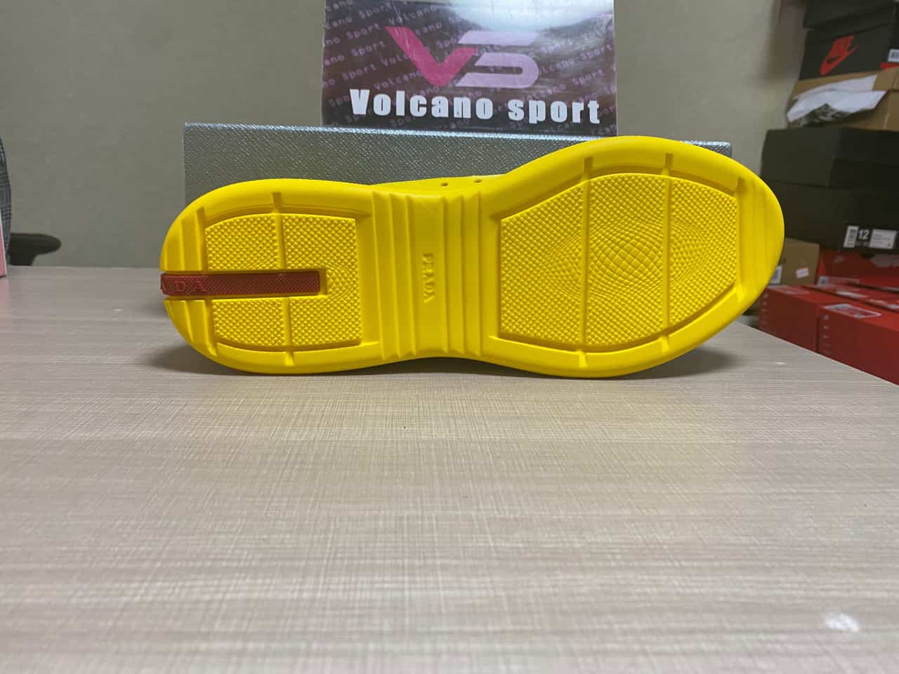 Prada America's Cup Soft rubber and bike fabric sneakers