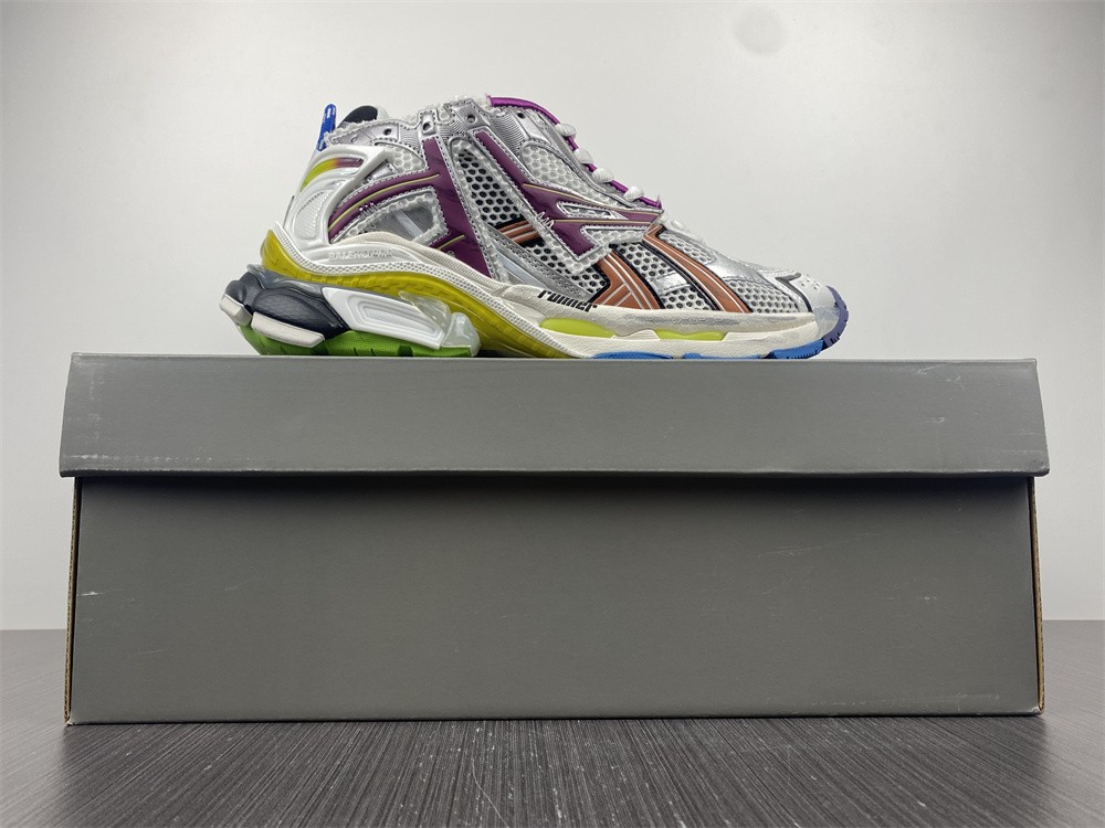 Balenciaga Runner Sneakers in Multicolor Polyurethane