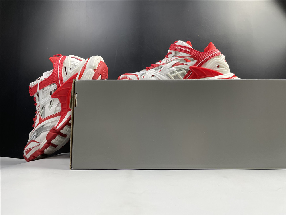 Balenciaga Track 2.0 White Red REAL VS FAKE