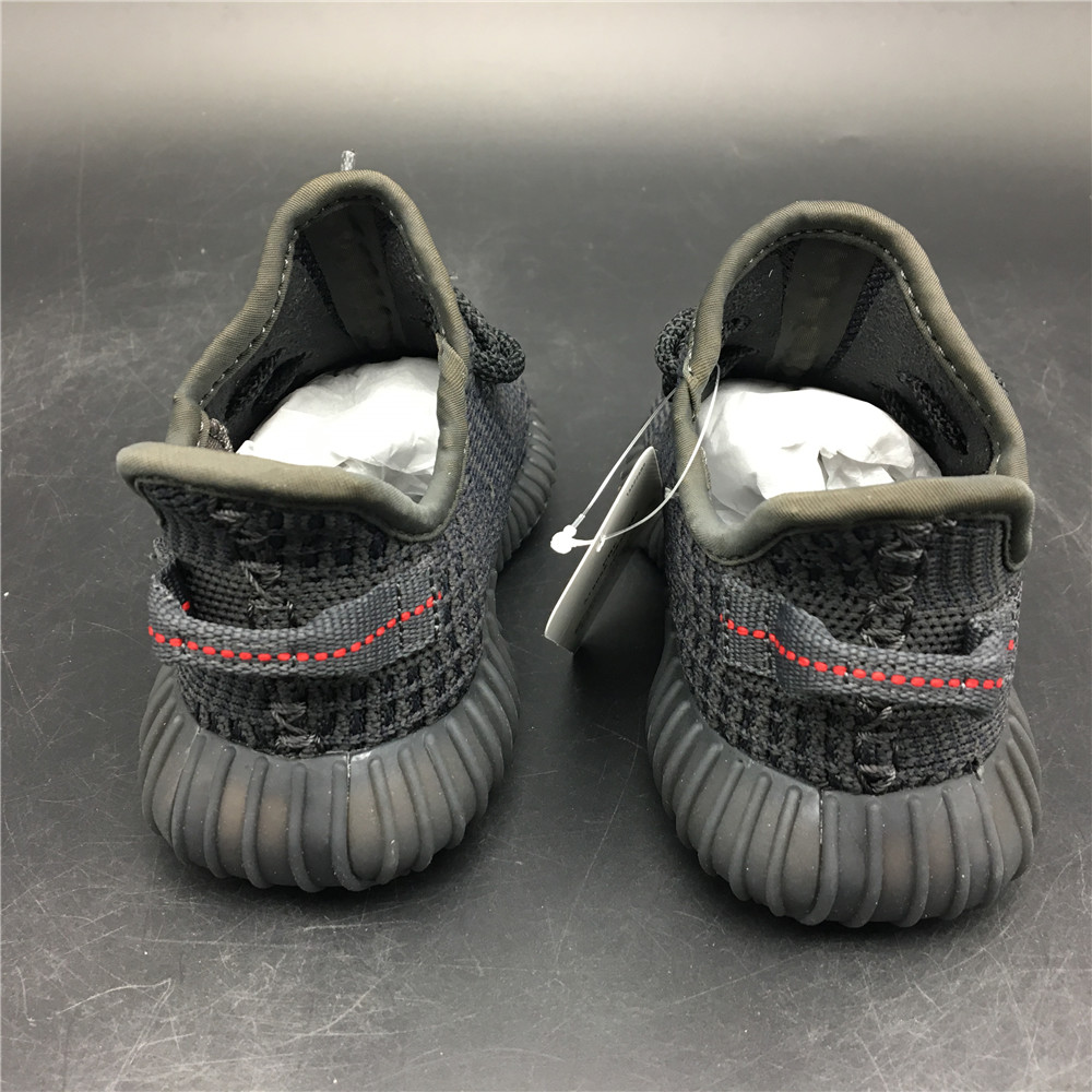 Yeezy Boost 350 V2 Black (Non-Reflective) (Kids)
