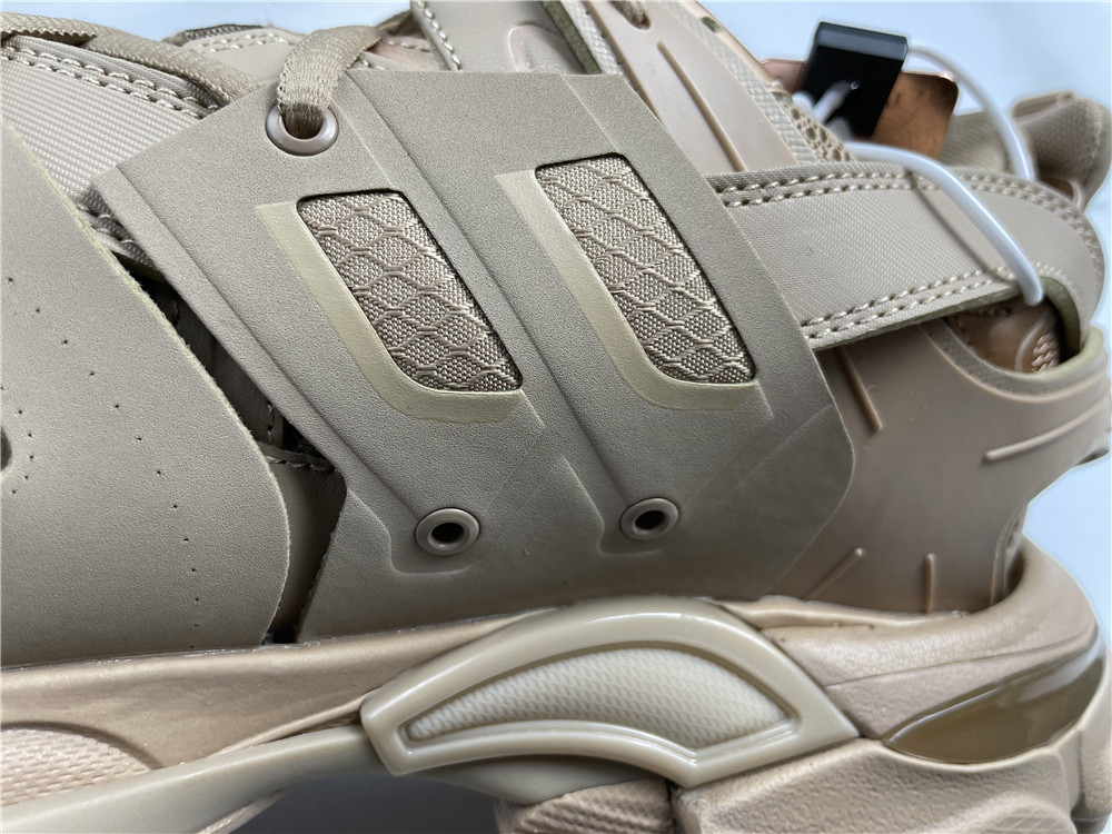 Balenciaga Track Beige Metallic Gold