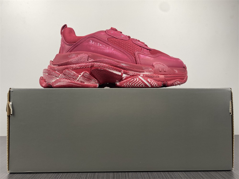Balenciaga Triple S Sneaker 'Dark Red' 524039-W3CN3-6000 - 524039-W3CN3-6000